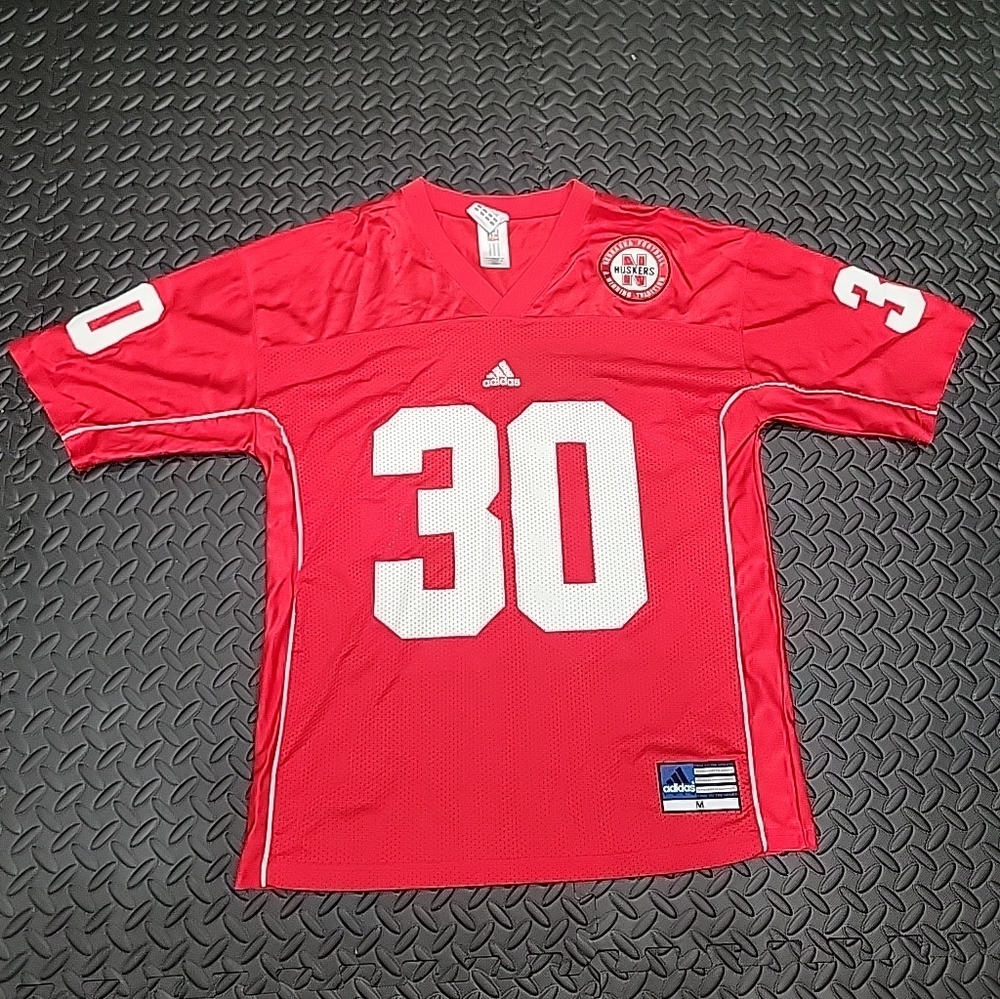 Adidas Red Perforated Sports Jersey